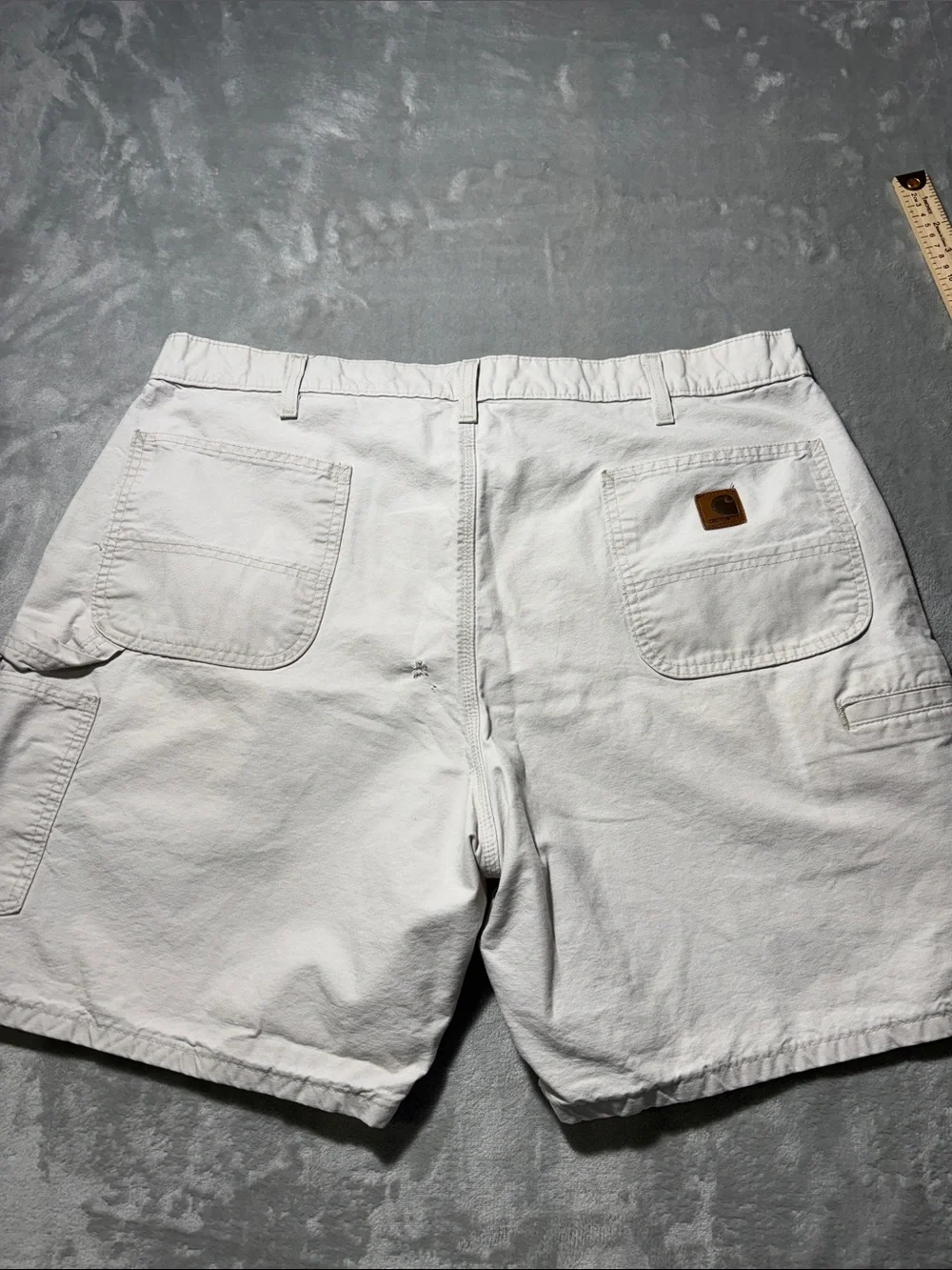 Carhartt Men's Flat Front Shorts - Off White